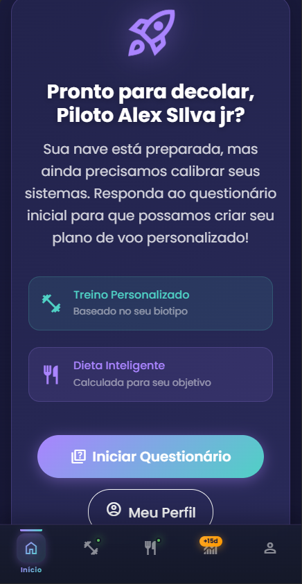 Início do questionário